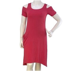NWT Coco+Carmen cold shoulder cap sleeve dress